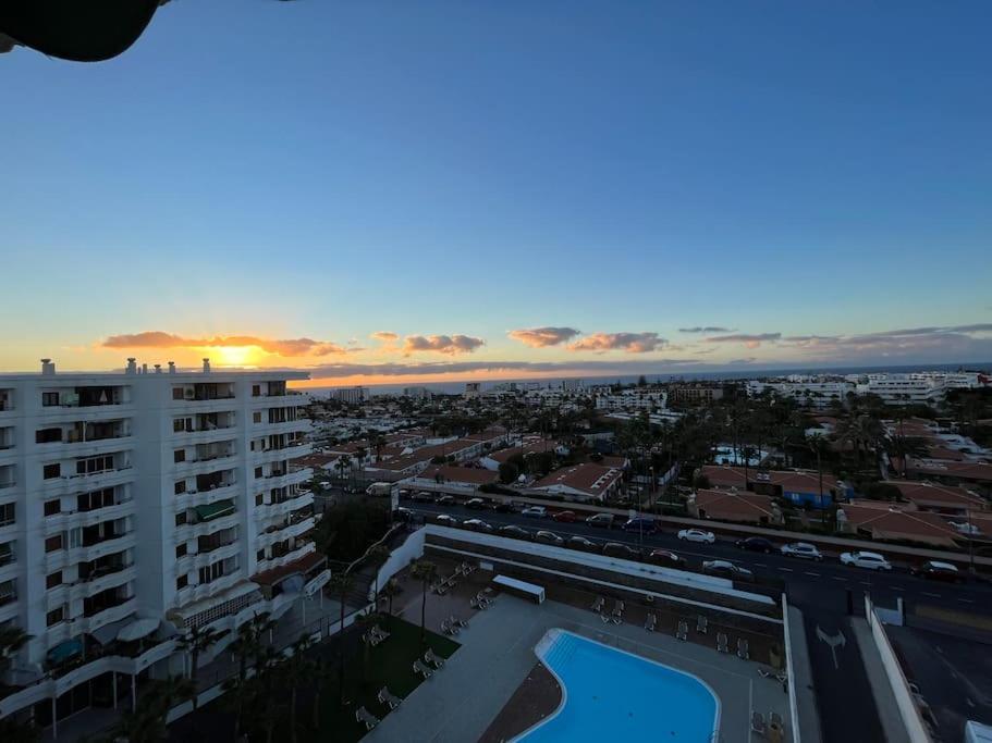 Traumhafte Wohnung Mit Panoramablick Und Pool Playa del Ingles  Exterior photo
